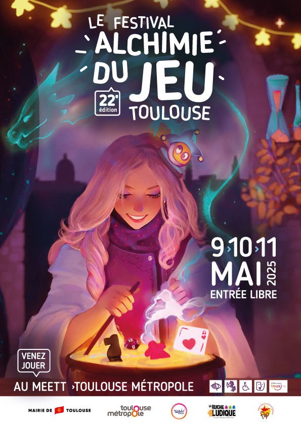 Les 9, 10 et 11 mai, direction le MEET de Toulouse pour la 22ème édition du festival L’Alchimie du jeu&nbsp;!
